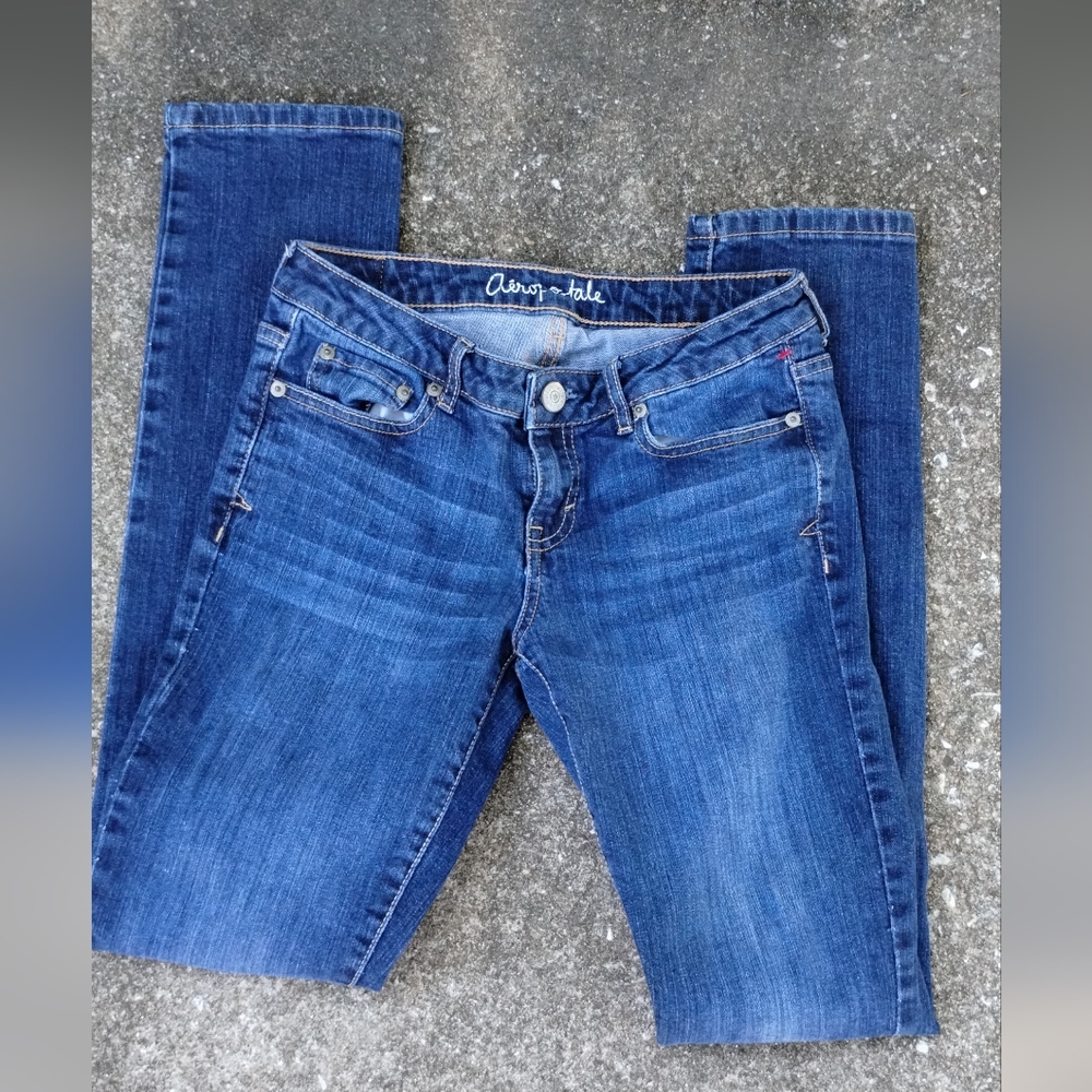 Aeropostale Womens Jeans 4 Straight Leg